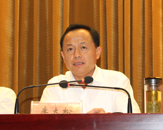 扩大)会暨争创第二届安徽省文明示范县动员大会 县几大班子领导李大松