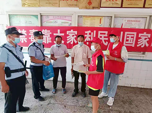 张集派出所打好禁毒预防针