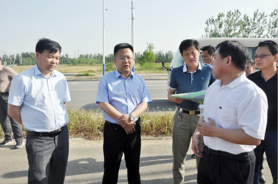 刘居胜带队督察重点项目拆迁工作